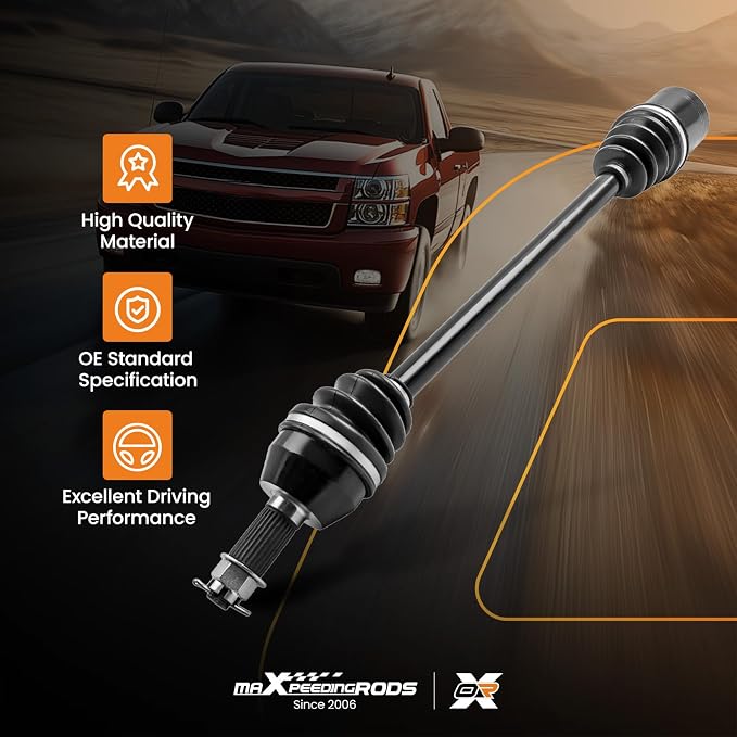 maXpeedingrods Rear Left Right CV Axle for Polaris RZR XP 1000 XP 4 1000 2014-2019 Replaces 1333124 1333439 1333944