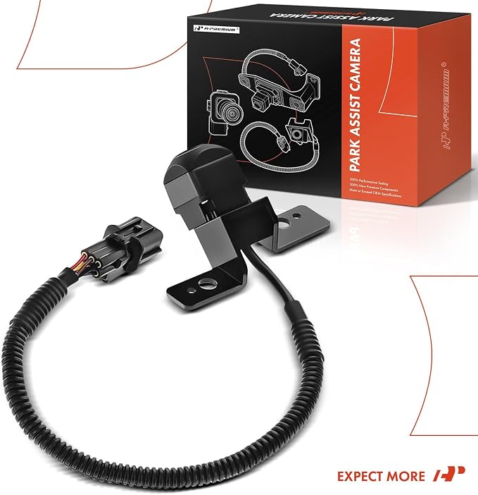 A-Premium Rear View Backup Camera Compatible with Hyundai | Parking Camera for 2013 2014 2015 Tucson - Replace# 957902S501