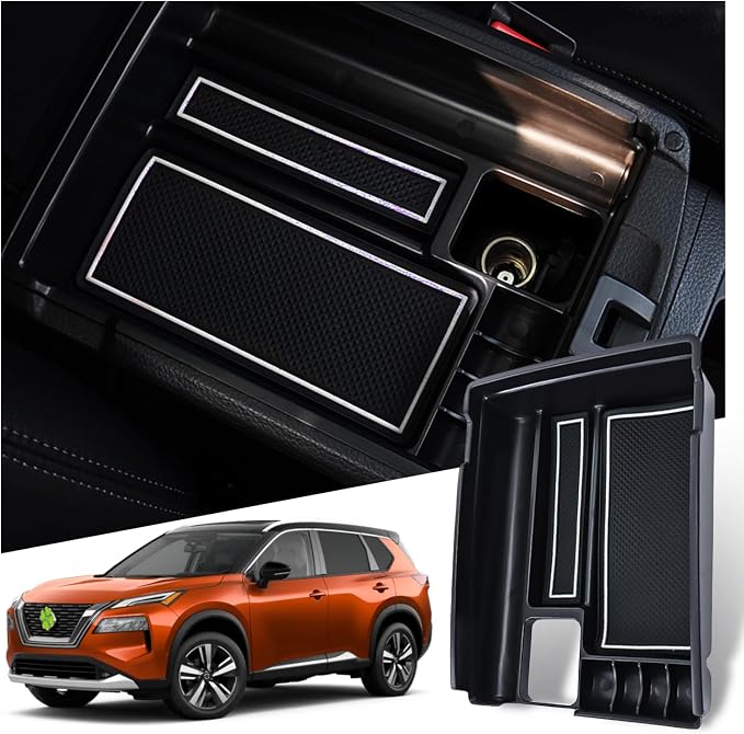 2014-2020 Nissen Rogue Center Console Organizer for 2014-2020 Nissen Rogue Accessories Automotive Consoles & Organizers 2014-2020 Nissen Rogue Armrest Storage Box Glove Tray