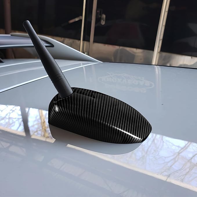 Youtaiche ABS Carbon Fiber Interior Roof Antenna Cover Trim for Chevy Colorado/GMC Canyon 2023 2024 2025 Accessories