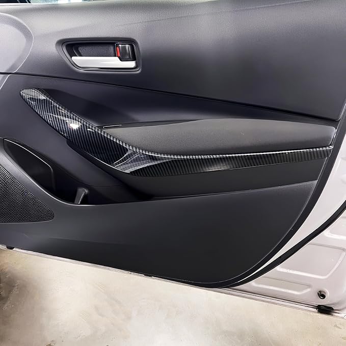 Carbon Fiber Inner Door Handle Frame Cover Compatible with Toyota Corolla 2020–2026 & Corolla Hatchback 2019–2026