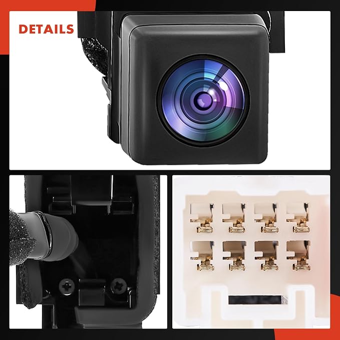 A-Premium Park Assist Camera Rear View Backup Reverse Camera Compatible with Select Honda Models - 2016 HR-V HRV - Replace# 39530T7A003