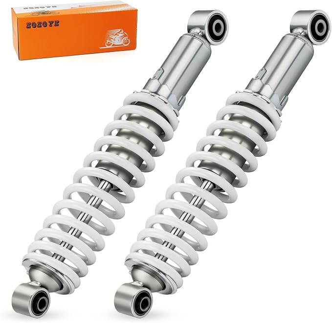 White Left & Right Front Shock Absorber For Yamaha Blaster 200 YFS200 1988-2006 2XJ-23350-20-36 2XJ-23350-00-36