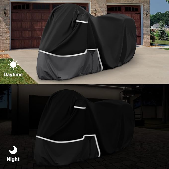Waterproof Motorcycle Cover Replace for Honda CBR600RR CBR1000RR /CBR500R CBR650R CB1000R Sport/Standard Model, 420D Oxford Cloth Motorcycle Cover for Snow Rain Dust Protection