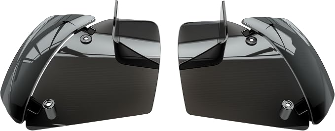 Side Wings Wind Air Deflector Fairing Fit for Harley 2024-2026 CVO Road Glide ST FLTRXSTSE 2024-2026 Road Glide FLTRX 2023-2025 CVO Road Glide FLTRXSE (Smoke)
