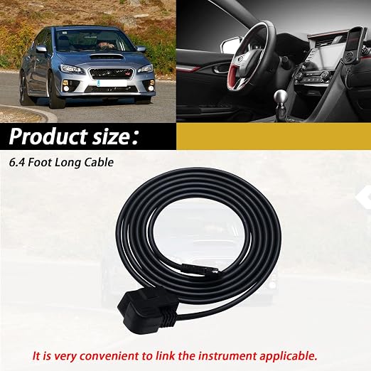 XTPTFABS Access Port OBD2 OBDII Cable Compatible with Cord V3 Sub-aru Ford VW WRX STI Focus Evo BMW,Fits: All Cars that use V3 Accessports