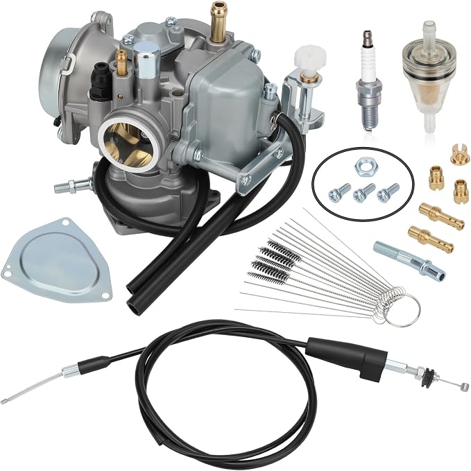 JAVIK Carburetor Assembly With Cable For Suzuki Ozark 250 LT-F250 2002-2007 O.E.M# 58300-05G10 58300-05G20 58300-05G00