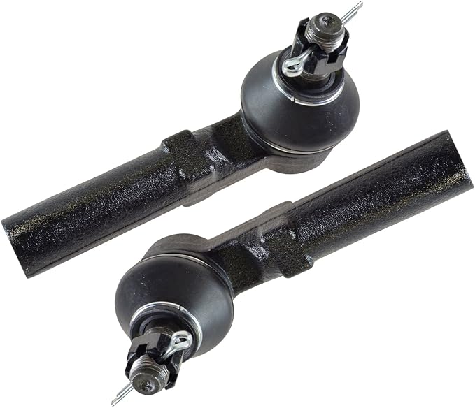 TRQ Front Outer Tie Rod Set 2 Piece Compatible with 1990 Nissan Axxess 1993-2002 Mercury Villager 93-02 Quest