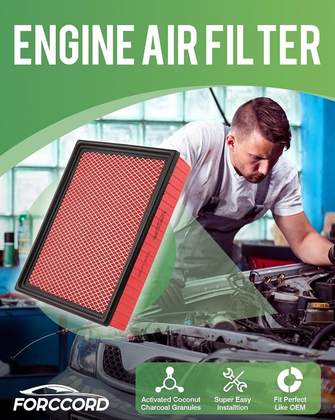 Air Filter Kit for 2014-2018 Silverado Replace#CF11809 CA8755A | Cabin&Engine Air Filter, Fits 2014-2018 Silverado 1500/Sierra 1500,2015-2020 Suburban/Tahoe/Yukon,Activated carbon
