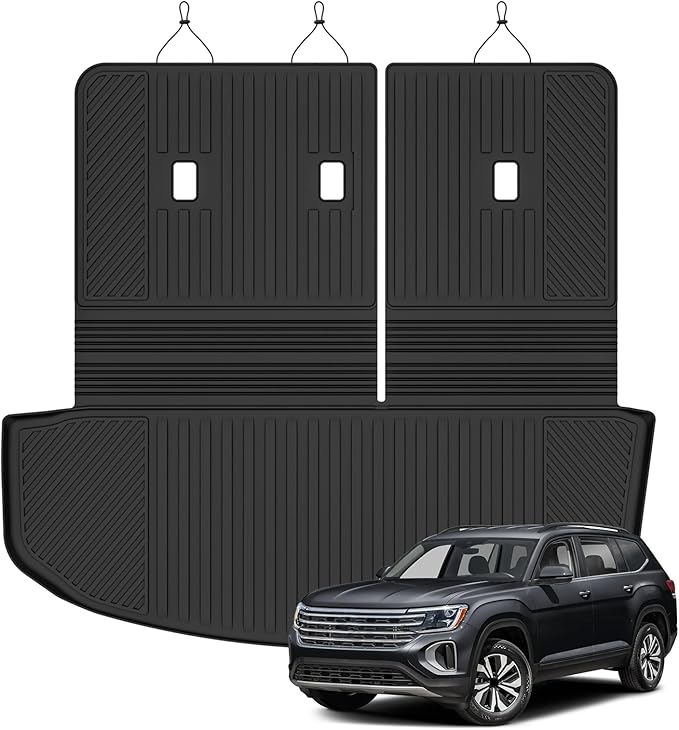 Cargo Mat for 2026 Hyundai Palisade, All Weather TPE Cargo Liner with Backrest Mats Protectors for Hyundai Palisade Trunk Mat Accessories