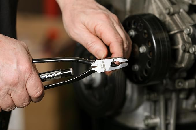 ARES 10010-9-Inch Safety Wire Twister Pliers – Durable Untwist Tool Grips, Twists, and Cuts Stainless Steel Safety Wire on Vehicles, Machinery, and Aircraft