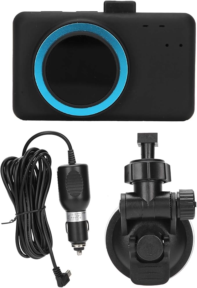 Driver Fatigue Alarm Device, Car Fatigue Driving Alarm, DC 12V24V Driving Alert Antisleep Reminder Anti Sleep Alarm Monitor with Suction Cup Buckle for Drivers Security Guard