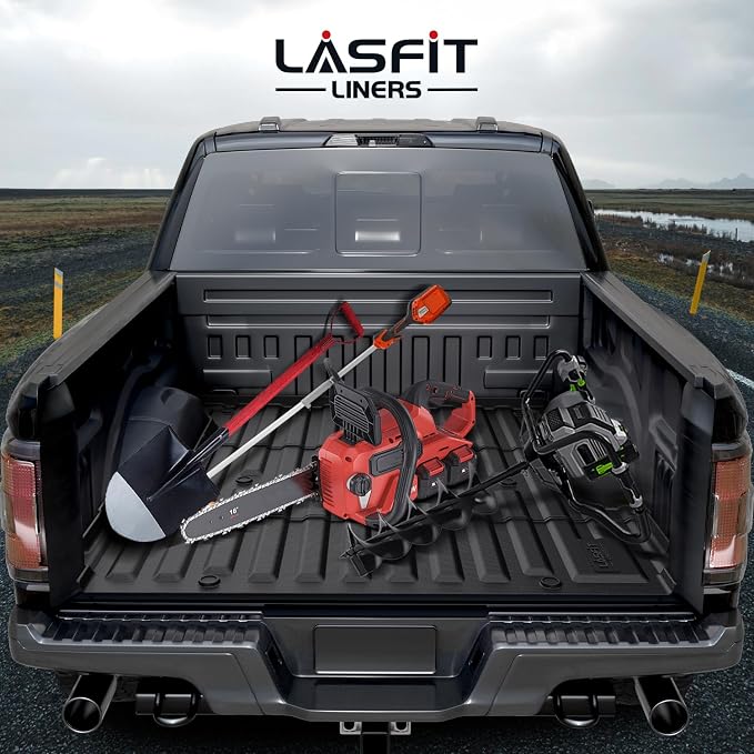 LASFIT 5.5ft Bed Mat for Ford F-150 2015-2023| F150 Lightning 2022 2023 67.1" Trcuk Bed Box Liner TPE All Weather Protector Durable & Easy Clean-Not Fit for Drop in Bedlienr