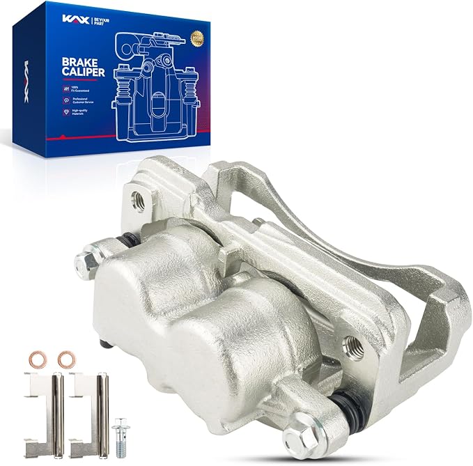 KAX Disc Brake Caliper Assembly Fit for Silverado 1500/Sierra 1500 1999-2006, Silverado 2500 HD/Sierra 2500 HD 2001-2010, Tahoe/Suburban 1500/Yukon 2000-2006, Front Left or Rear Right Side