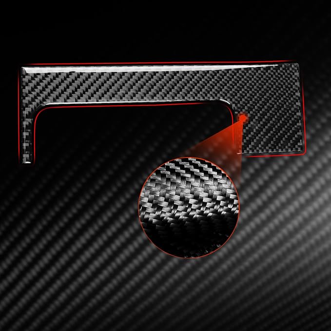 Black Soft Carbon Fiber car Interior handbrake Decoration 1/Piece Decorative Sticker Suitable for Acura TSX 09-14 Carbon Fiber car Interior