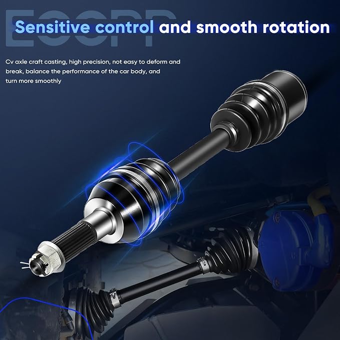 ECCPP CV Axle Shaft Assembly fits for 2003 2004 2005 for Polaris Sportsman 400 500 700 800 600 MV7 Rear Left Right 1380240 1380197 1380234 2PCS Driving Shaft
