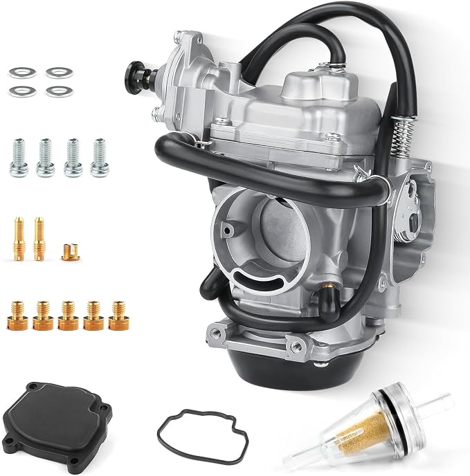 Carb Carburetor Assembly and Specialized Diaphragm Cover For Arctic Cat 400 500 2x4/4x4 1998-2001 Bearcat 454 4x4 1998 0470-361