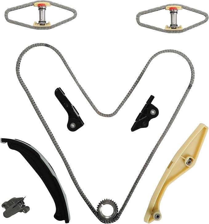3.5 Timing Chain Kit w/Water Pump Fit for Ford Edge Explorer 11-19 303-1248 | Camshaft Holding Tool with Timing Alignment Holder Tool Kit Fit for Flex/Taurus/Mustang 3.5L 3.7L V6 BL3Z-6268-A