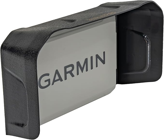 BerleyPro Garmin Fish Finder Visor — Sun Cover & Glare Reduction — Fits Echomap UHD/UHD2/Ultra, GPSMAP, Striker, Echomap Chirp & More — CNC Machined ASA Plastic