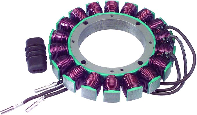 OEG Parts New Stator Compatible With Harley Davidson Motorcycle 38 AMP Big Twin Softail Fat Boy Heritage Classic Night Train Dyna Super Glide 30017-01, 30017-01B, CE6010, HD01-126