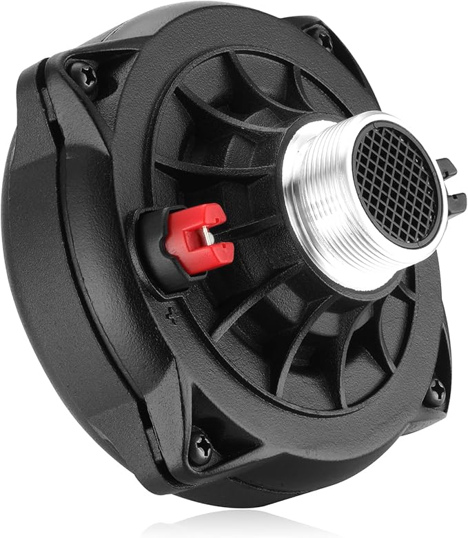 CT Sounds HD-1 1” 300-Watt Compression Horn Driver - 1" Exit, 2" CCAW Voice Coil, 2" Phenolic Diaphragm