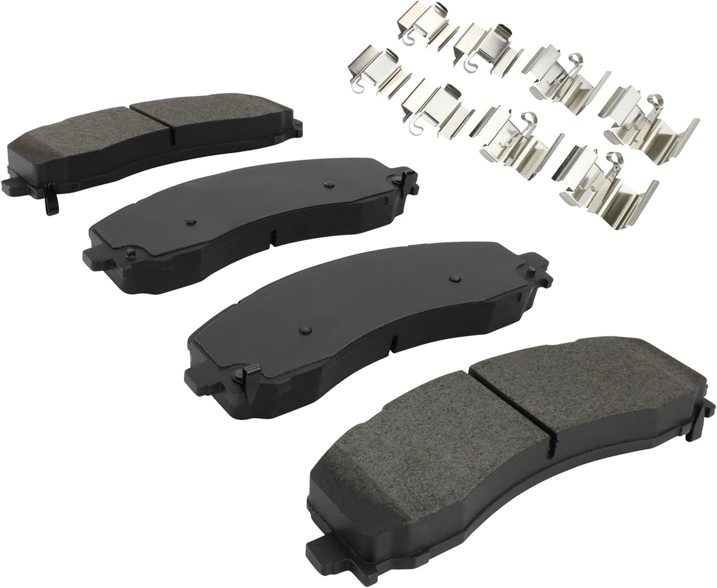 Premium Semi-Metallic Rear Brake Pads (1001-2225M) Compatible with Ram 2500 2019-2024, Ram 3500 2019-2024, Ram 4000 2019-2021