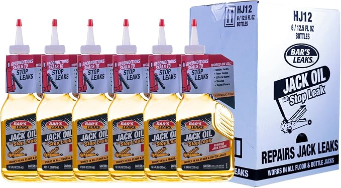 Bar's Leaks HJ12-6PK Jack Oil with Stop Leak - 12.5 oz., (Pack of 6)