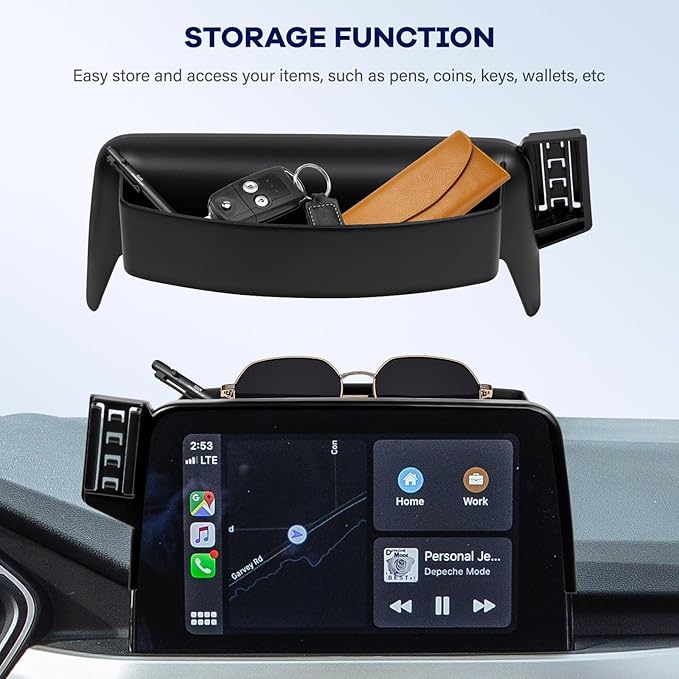 Car Phone Holder for 2020-2025 Ford Escape Accessories-Cell Phone Mount for Escape 8 inch Touch Screen Cradles Hands-Free 360° Rotation