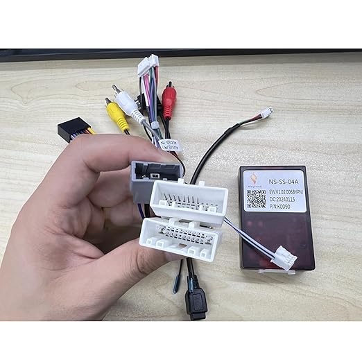 16pin Car Stereo Radio Wiring Harness for Nissan X-Trail Qashqai Rogue Sentra Altima Teana Murano Navara Support Factory Bose Amplifier, OEM Backup Camera and 360 Camera