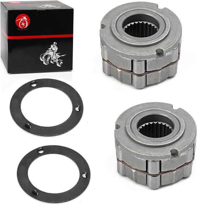 2 set Front Wheel HUB CLUTCH & Armature Plate For Polaris Sportsman Scrambler Magnum Xplorer Xpedition Big Boss Diesel Worker 500 425 400 335 325 300 1520214 1520281 5211148