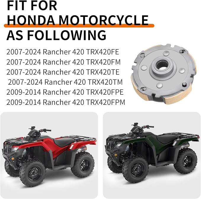 Wet Clutch Centrifugal Carrier for Honda Rancher 420 TRX420 FE FM TE TM FPE FPM 2007-2024
