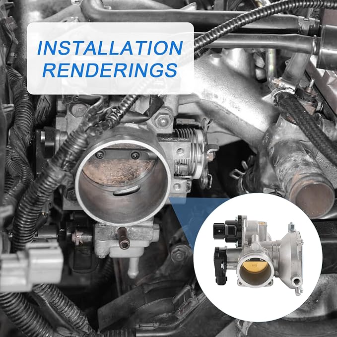 Throttle Body Compatible for Polaris Sportsman Ranger RZR RGR 800 4X4 6X6 800 EFI 2011-2014 R11 R12 R13 R14 Z14 Replacement for 1204195