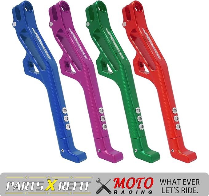JFG RACING Sur Ron Kickstand,Motorcycle Kick Stand Side Aluminum Alloy CNC Adjustable for Surron Light Bee S/X Segway X160/X260 Talaria Sting Purple
