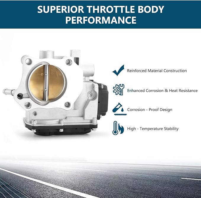 Electronic Throttle Body Assembly for Acura CSX 2007-2010 Honda Accord Civic 2006-2011 CR-V 2007-2009 Element 2.0L 2.4L L4 – OEM Replacement Part # 67-2004 TB1245 16400RZAA01