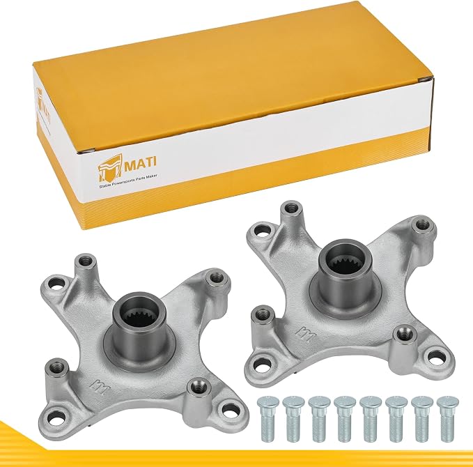 M MATI Rear Left & Right Hubs w/Bolts for Polaris Sportsman 400 300 2008-2010 H-awkeye 300 4x4 2x4 2006-2011 5135546 5135406
