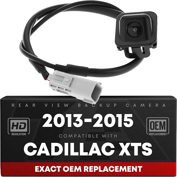 Rear View Backup Camera, Reverse Park Assist - Compatible with 2013-2015 Cadillac XTS - OEM 23388750, GM1960130