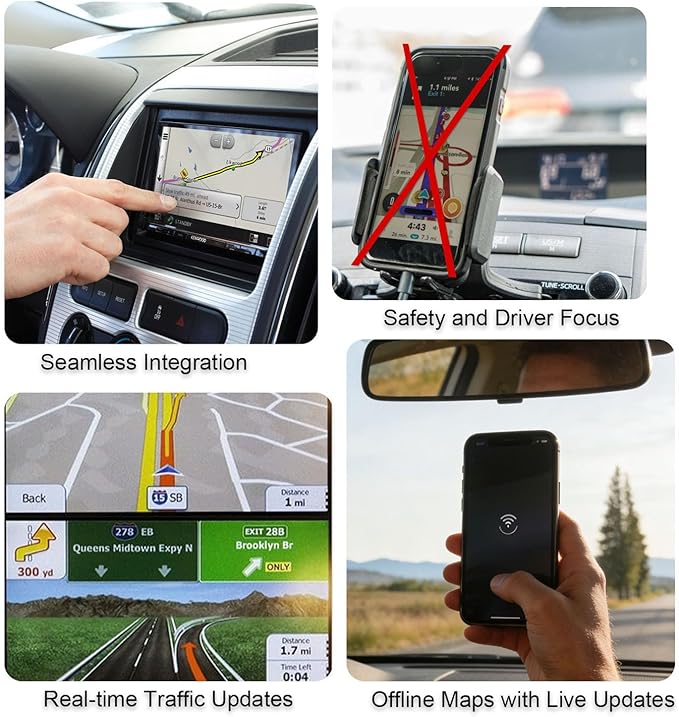 2025 Latest Update Satellite Navigation SD Card Compatible with Cadiliac Chevrolet Buick GMC,North America Maps,Plug and Play Install,GPS in-Dash Navigation Accessories Part 85856394