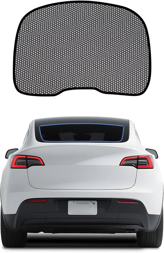 ZATOOTO Rear Window Sun Shade for Tesla Model Y 2019-2024, Visible Back Windshield Shades for Safety Driving UV Rays Protection Reduce Heat Mesh Window Shade for Baby in Car