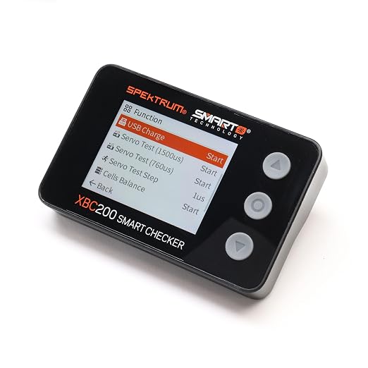 Spektrum Accessories XBC200 Smart Battery Checker & Servo Tester SPMXBC200 RC Sport Airplanes