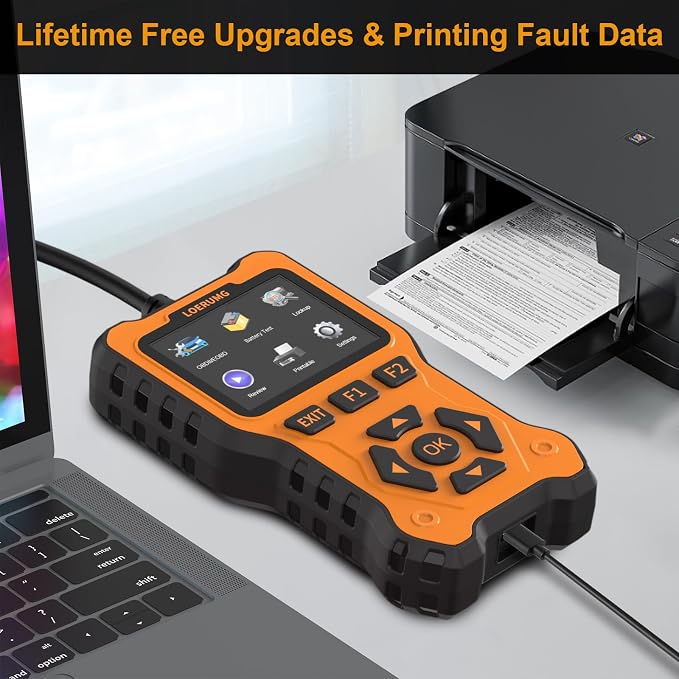 OBD2 Scanner Diagnostic Tool, Enhanced Check Engine Code Reader, Car OBDII/EOBD Scanner with Fault Code Reset & I/M Readiness Auto Engine Light Diagnostic Scan Tool for Vehicles After 1996.