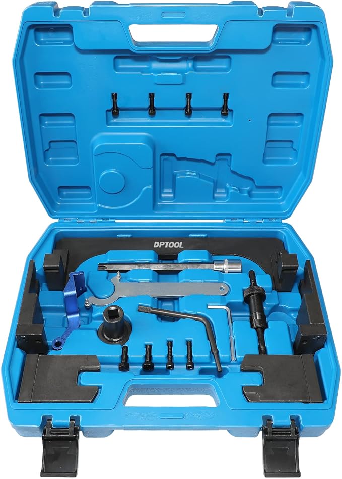 DPTOOL Camshaft Alignment Tool for BMW MINI B36 B38 A15 A12 B46 B48 A20 B58 Engine Camshaft Timing Tool Set with T60 Cylinder Head Screw Removal Socket Vanos Solenoid Valve Remover