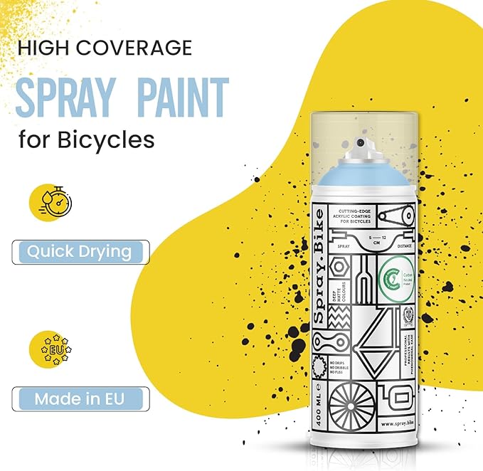 Spray.Bike - Spray Paint - Coldharbour Lane | Designed Mainly for Bicycles | Multi-Use Acrylic Spray Paint for Metal, Plastic | High Coverage Bike Paint, 400ml