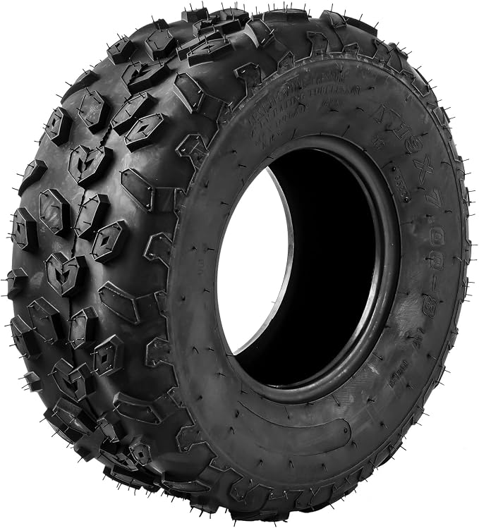 19x7-8 ATV Tires, 19x7-8 All Terrain Tires 4 PR, for Mud, Sand, and Off-Road Trails, 2 Pack Tubeless, Z-122
