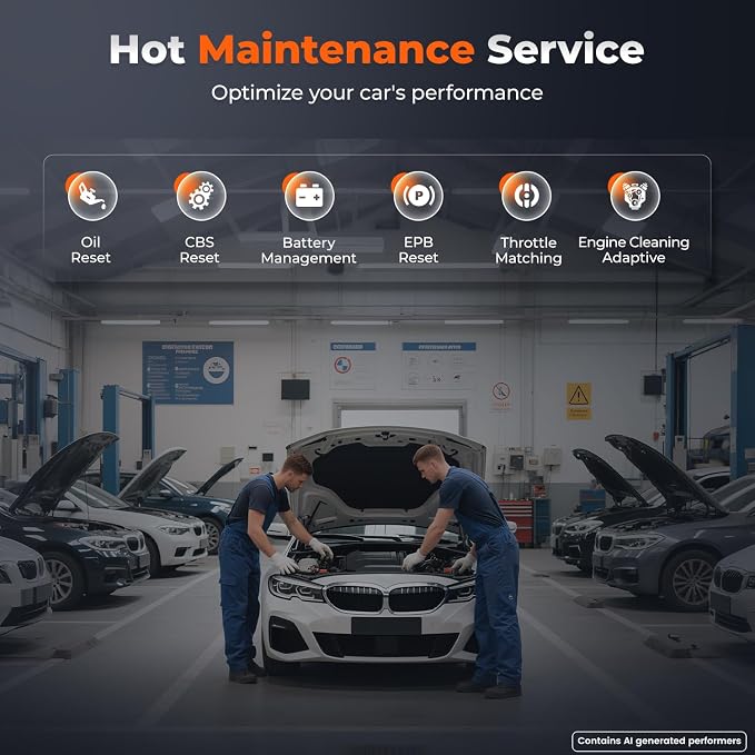 AUTOPHIX 5900 BMW Scanner with Battery Registration and Full Diagnostics | Register new batteries, diagnose BMW issues and perform oil reset, CBS, EPB resets quickly without expensive dealer visits.