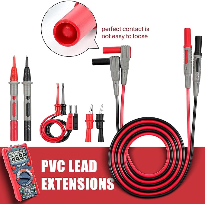 AstroAI Digital Clamp Meter+AstroAI Multimeter Test Lead