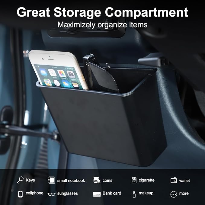 TOYCIDFG Dashboard Side Storage Box for Ford Maverick 2022-2025, Storage Pocket Organizer Extra Space Interior Accessories