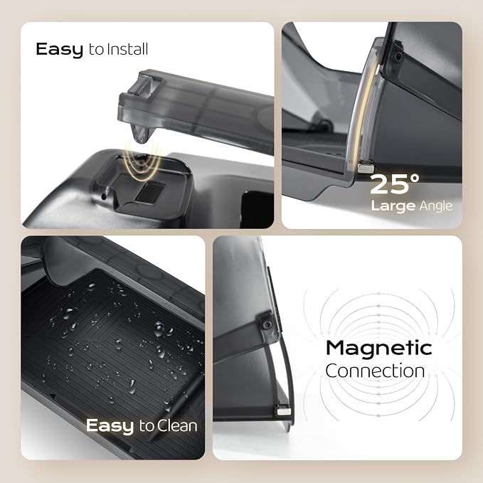 AUTOR Hideable Tesla Under Screen Storage for Model Y (2019-2024) Model 3 (2016-2023) Center Console Organizer Tray Model Y /3 Accessories
