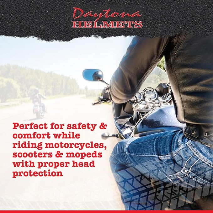 Motorcycle Helmet Half Skull Cap - Lightweight & Stylish DOT Approved Helmets for Adults - Perfect for Men and Women Riders - Comfortable & Secure Fit- Stylish Protection for Everyday Riding