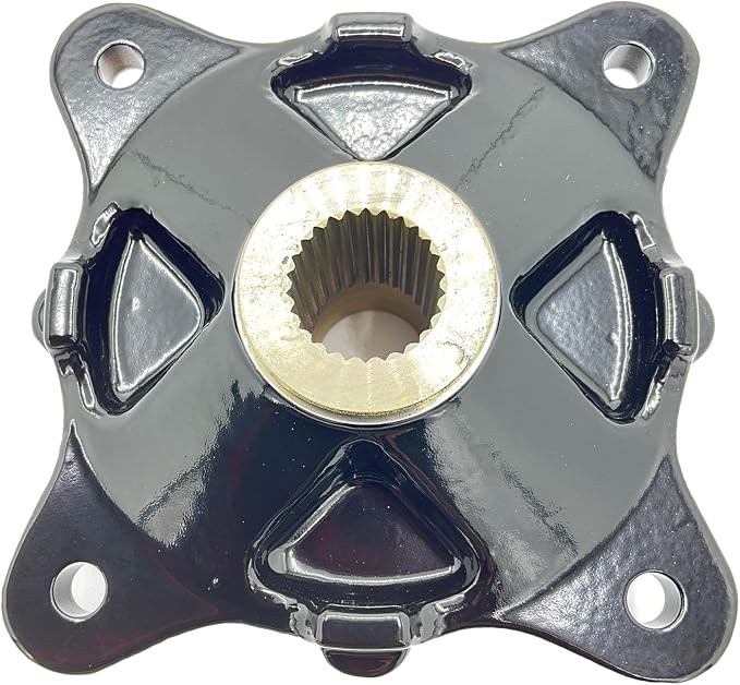 Polaris Rear Wheel Hub, Machined, Black, for RANGER Models - 5143629-067