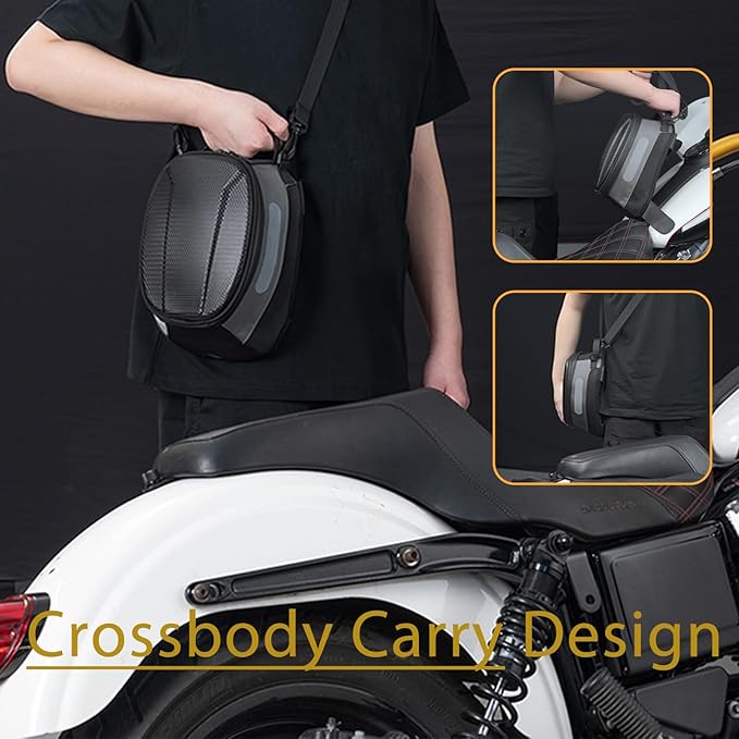 Magnetic Tank Bag 5.5L/1.5GAL Storage Capacity, Nylon and PP Material Waterproof Universal for Motorcycles - For Steel Tanks Only